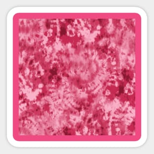 Viva Magenta Tie-Dye Sticker